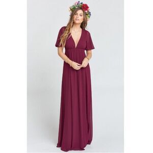 Show Me Your MuMu Faye Flutter Maxi Dress